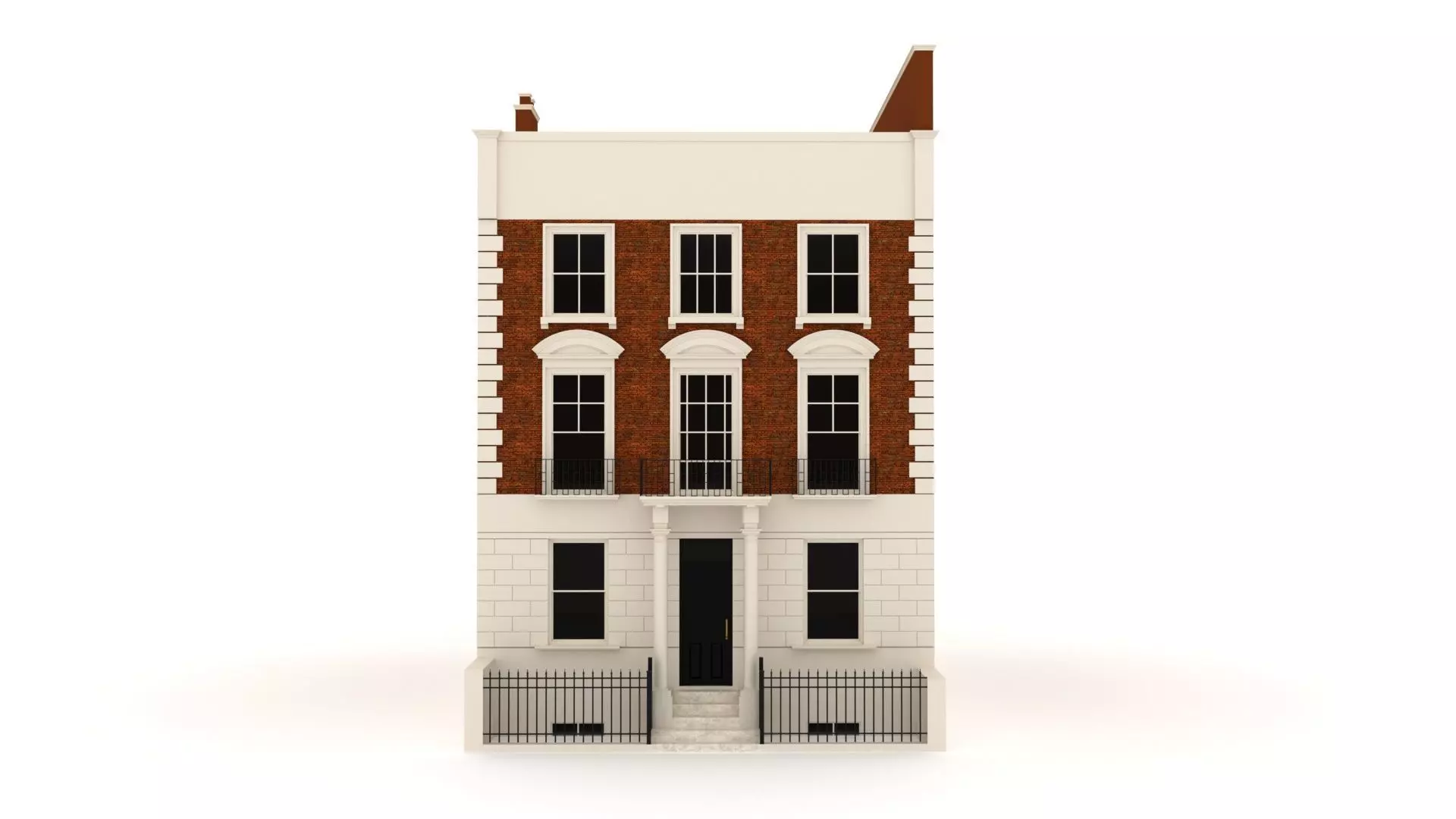 London Townhouse 3D model_0