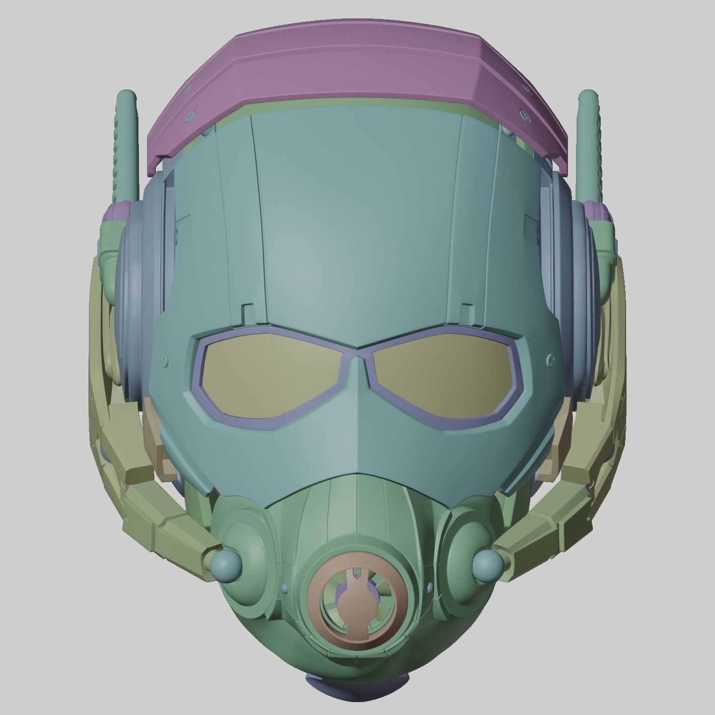 Motorized Ant-Man Mk1 Helmet 3D Model 3D print model_9