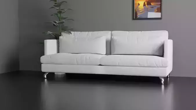 Sofa for interior 009 3D model