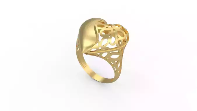 Ultra Vision Heart Ring 698 3D print model