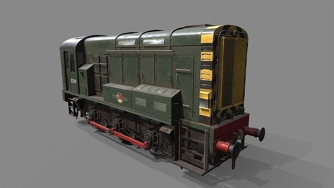 Class 08 Diesel Low-poly 3D model