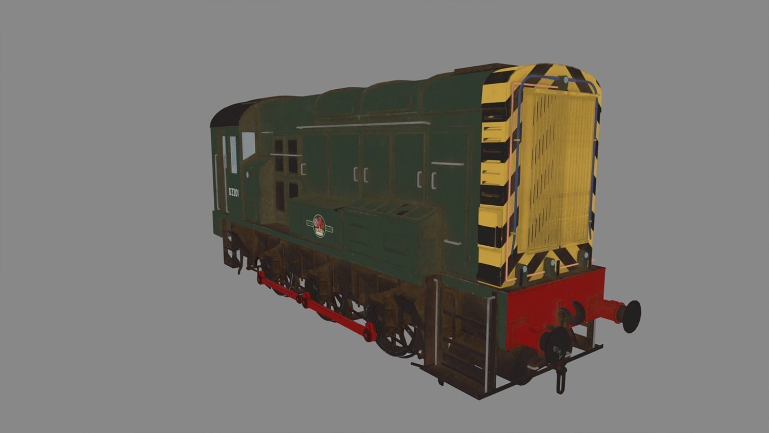 Class 08 Diesel Low-poly 3D model_17