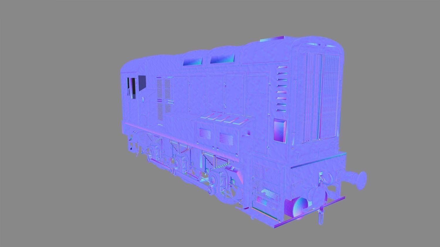 Class 08 Diesel Low-poly 3D model_20