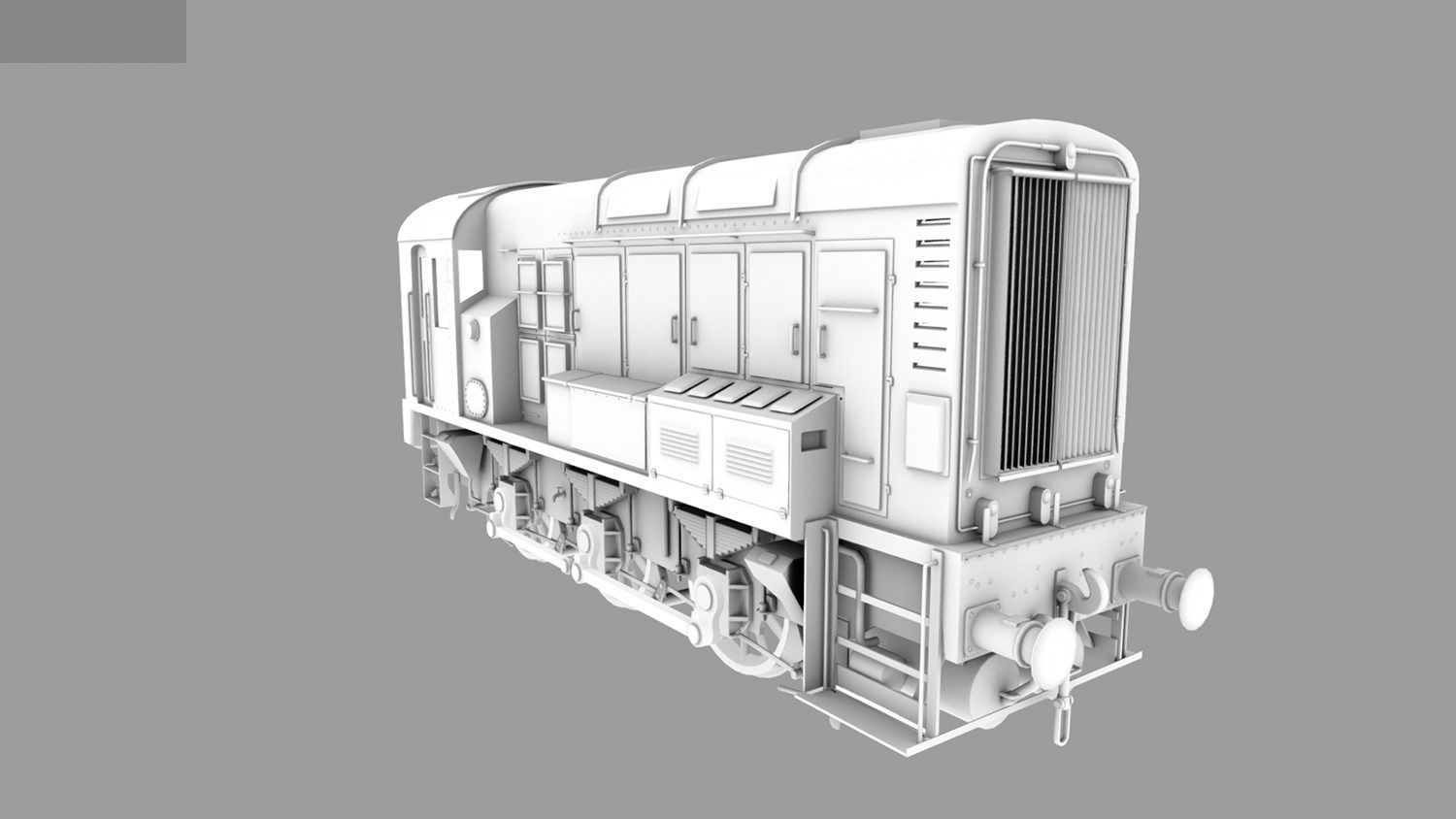 Class 08 Diesel Low-poly 3D model_18