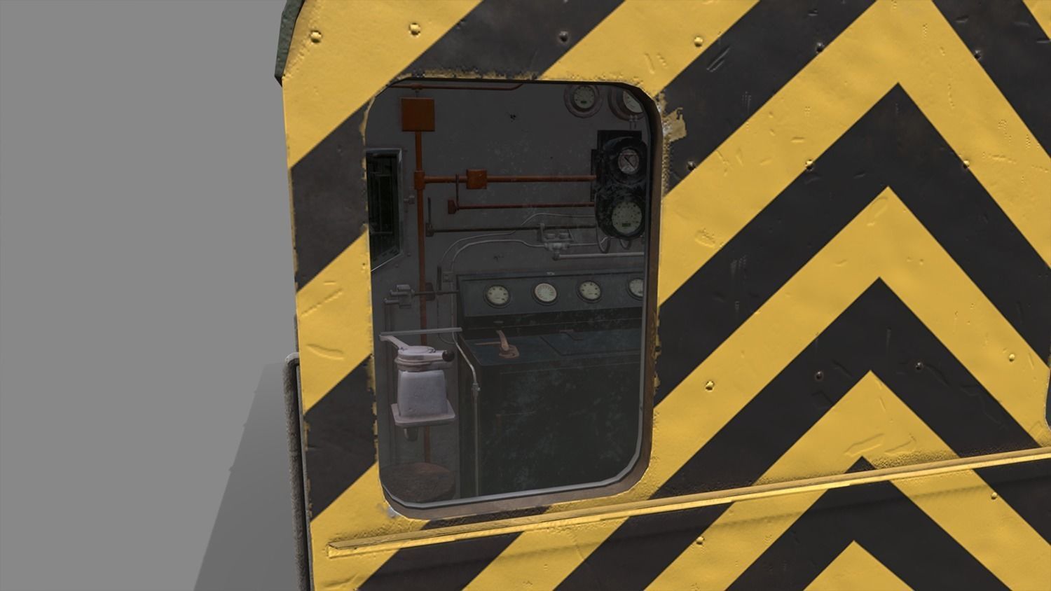 Class 08 Diesel Low-poly 3D model_14
