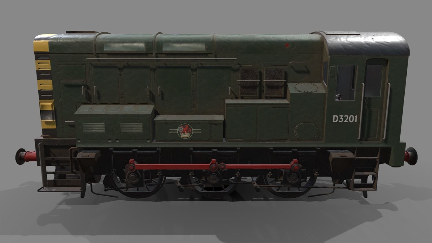 Class 08 Diesel Low-poly 3D model_6