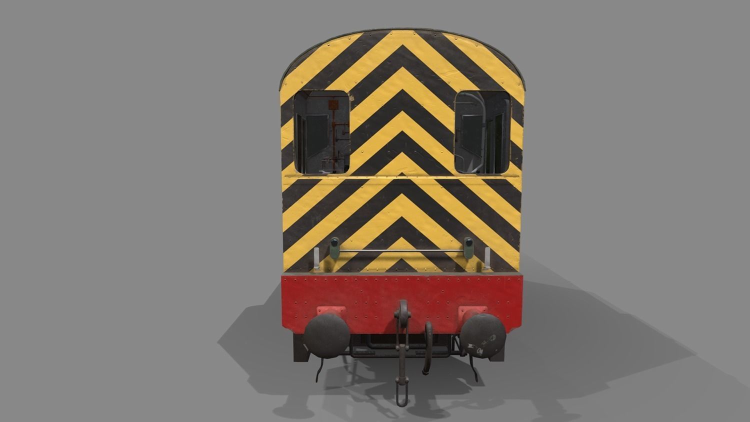 Class 08 Diesel Low-poly 3D model_3