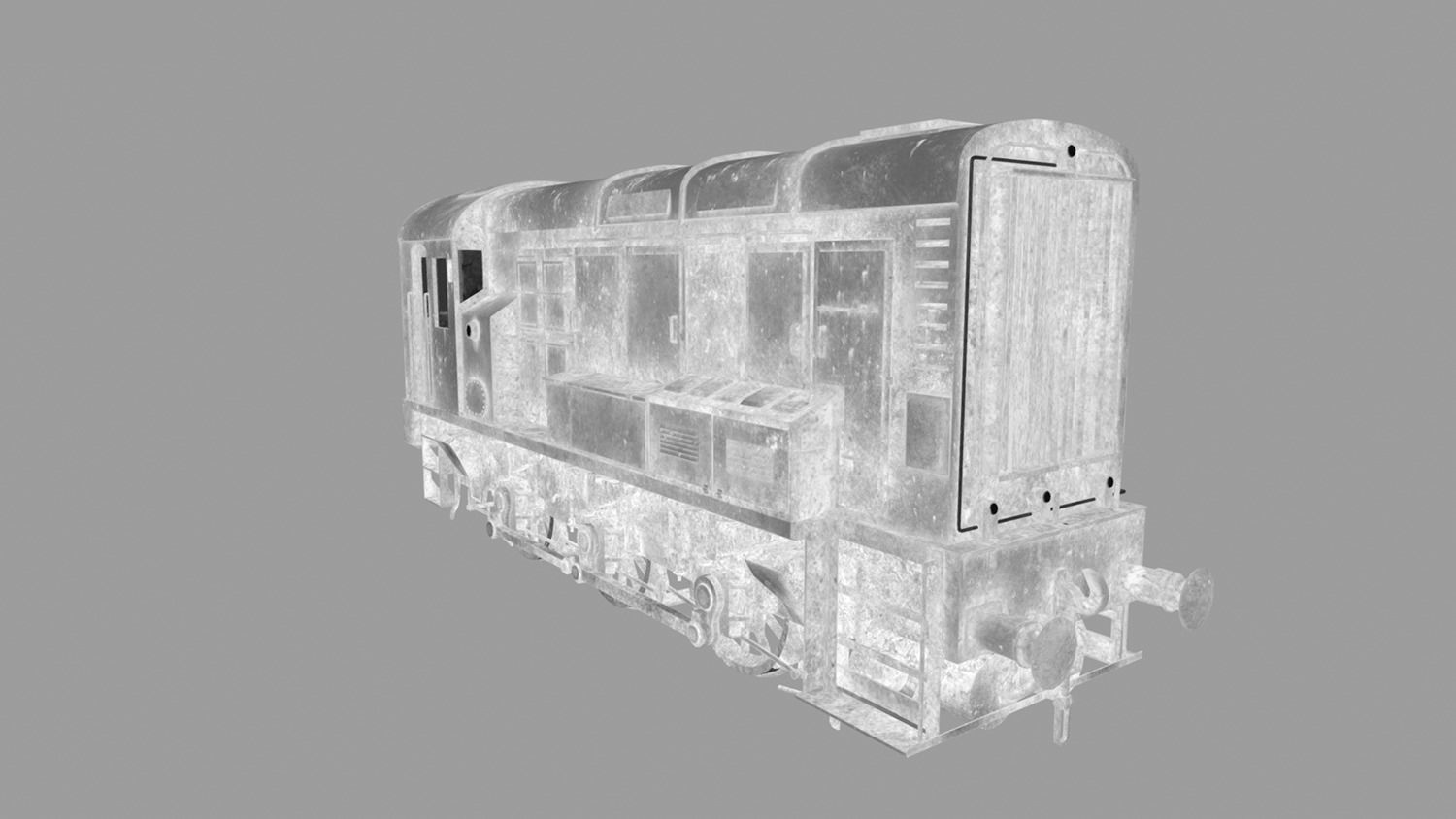 Class 08 Diesel Low-poly 3D model_15
