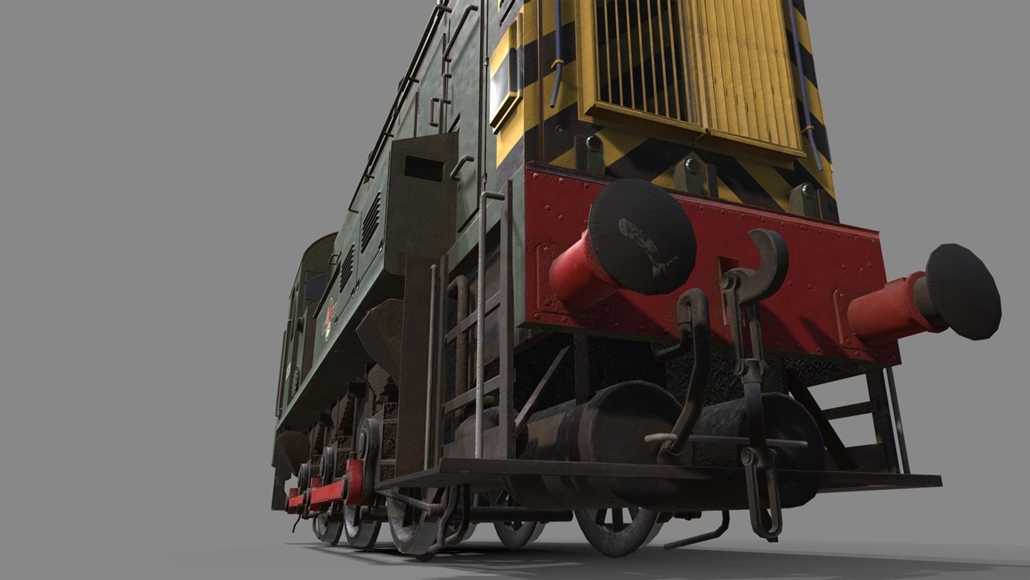 Class 08 Diesel Low-poly 3D model_12
