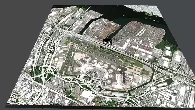 Newark Port 3D model