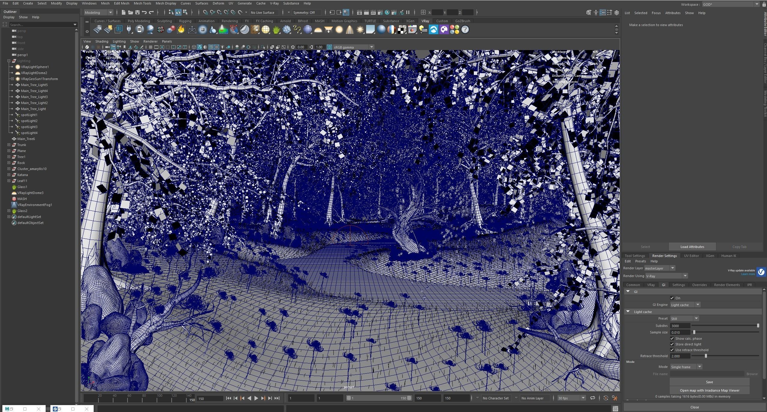 Dead Forest 3D model_9