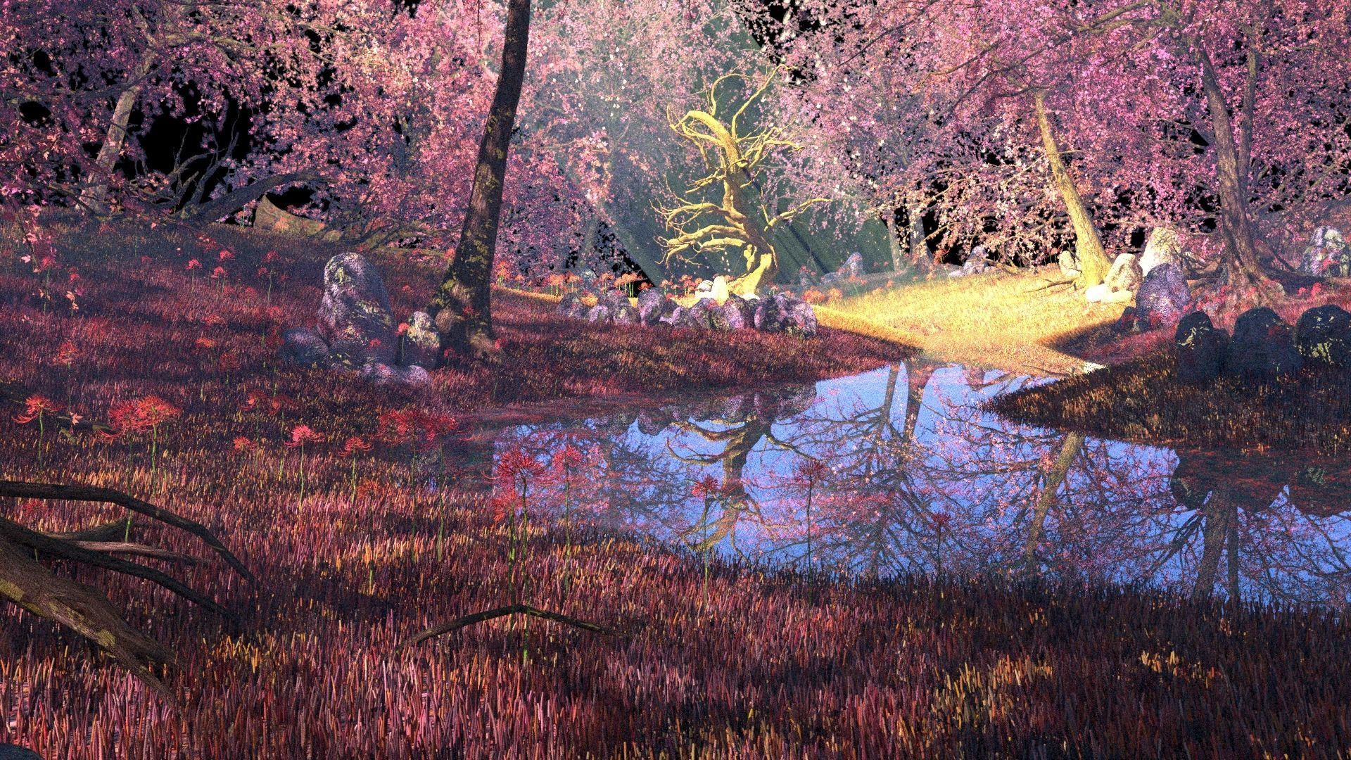 Dead Forest 3D model_6