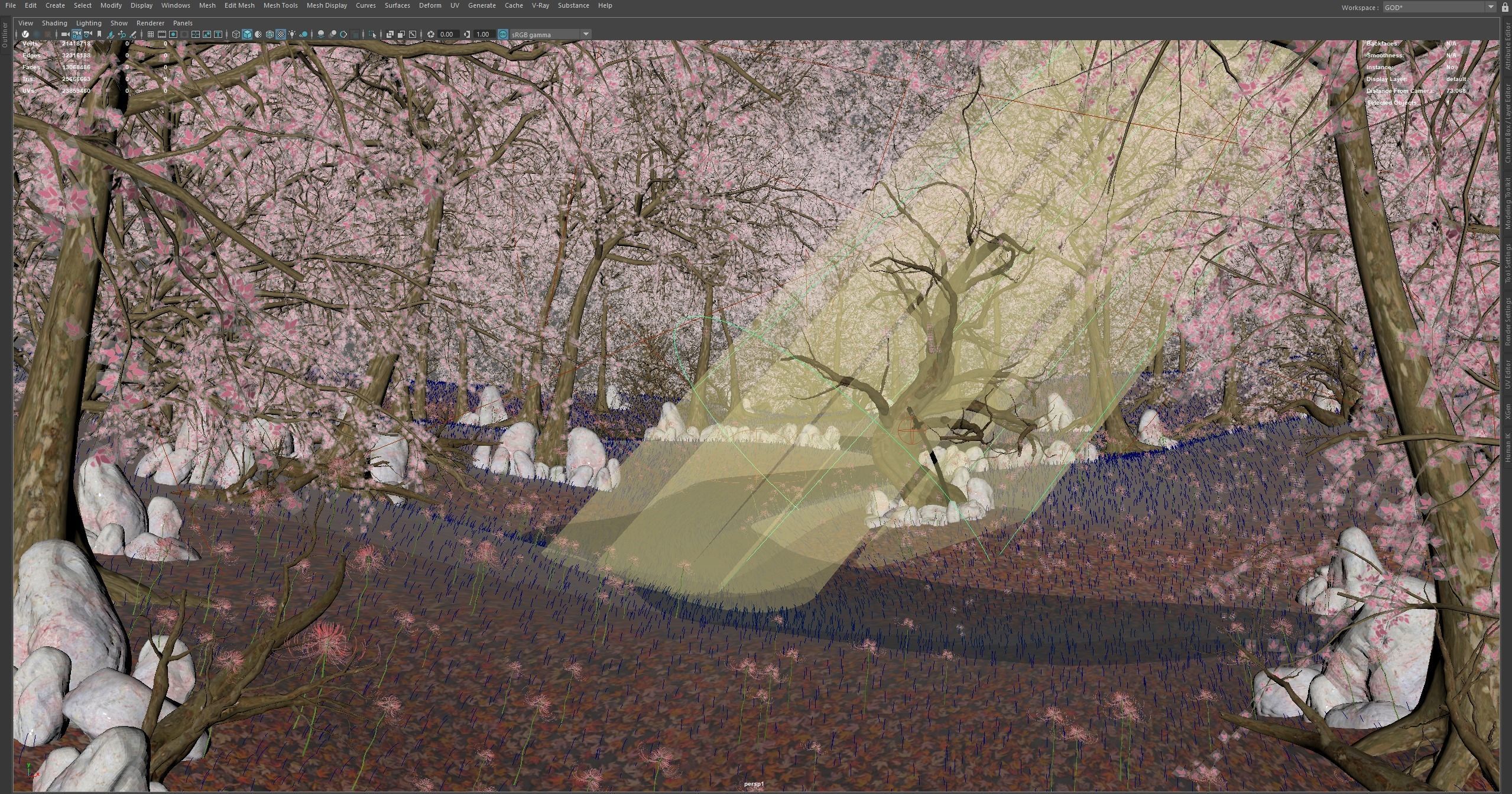 Dead Forest 3D model_8