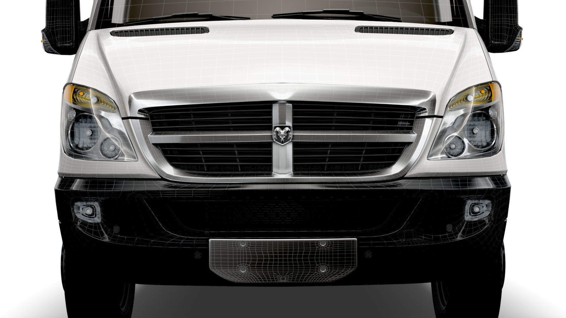 Dodge Sprinter L2H1 2009 3D model_19