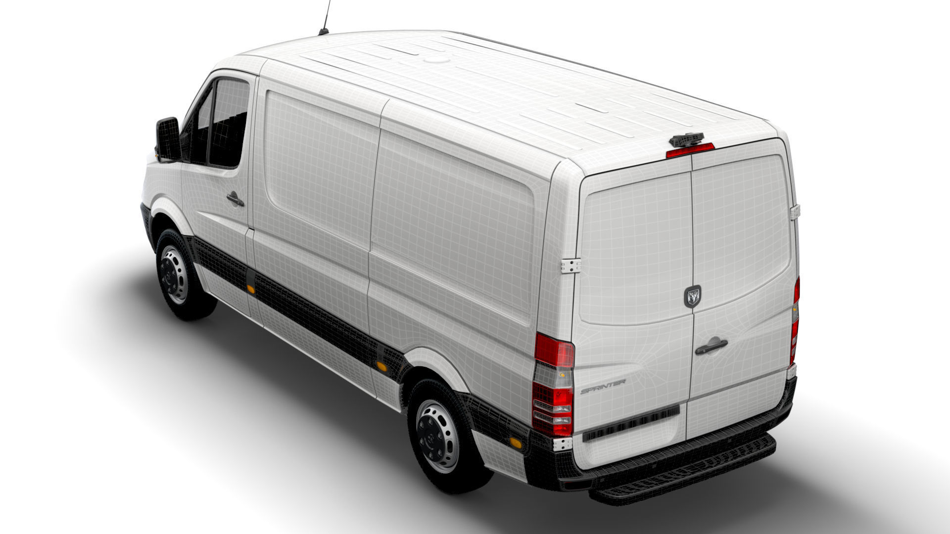 Dodge Sprinter L2H1 2009 3D model_15