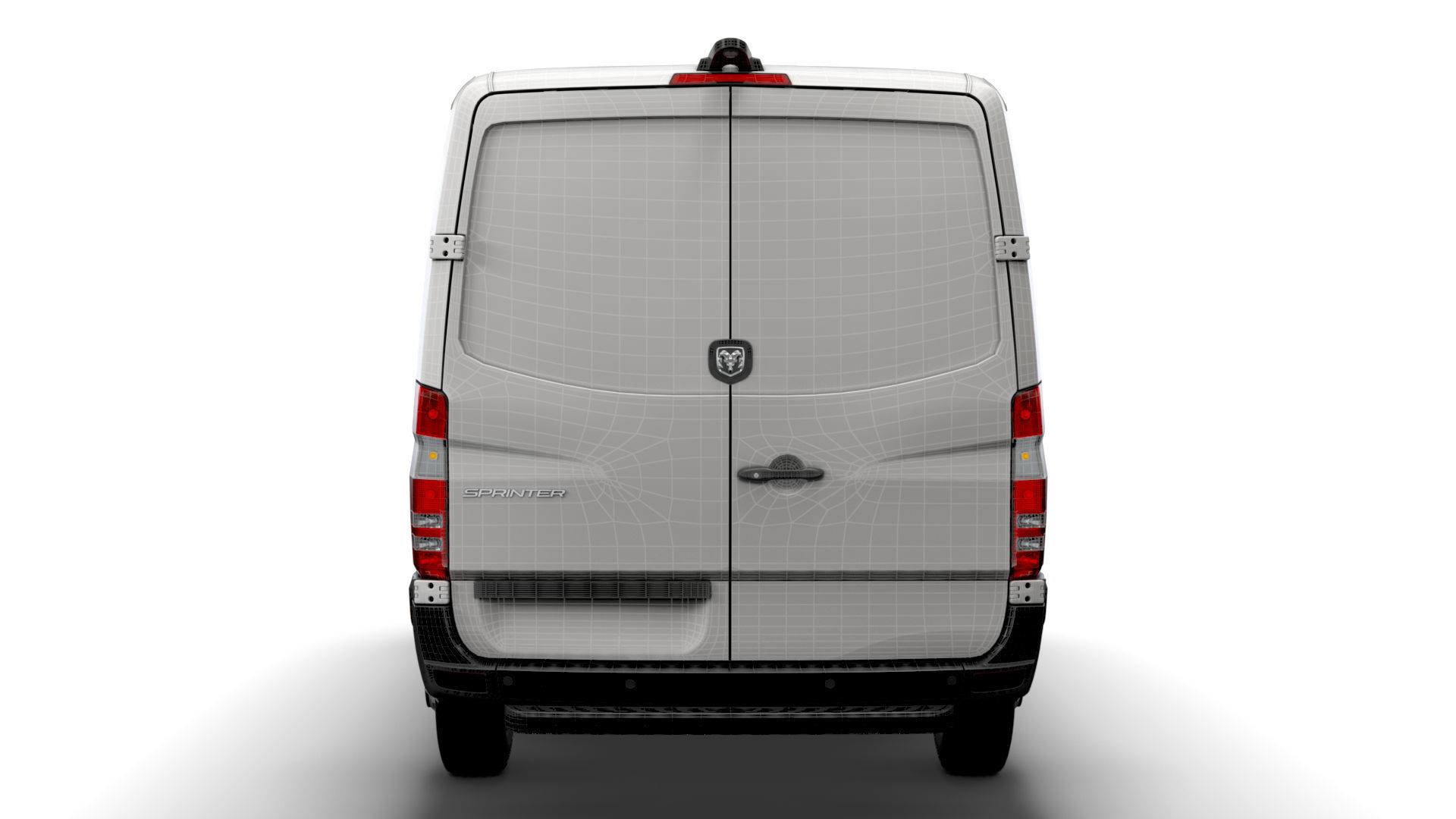 Dodge Sprinter L2H1 2009 3D model_22