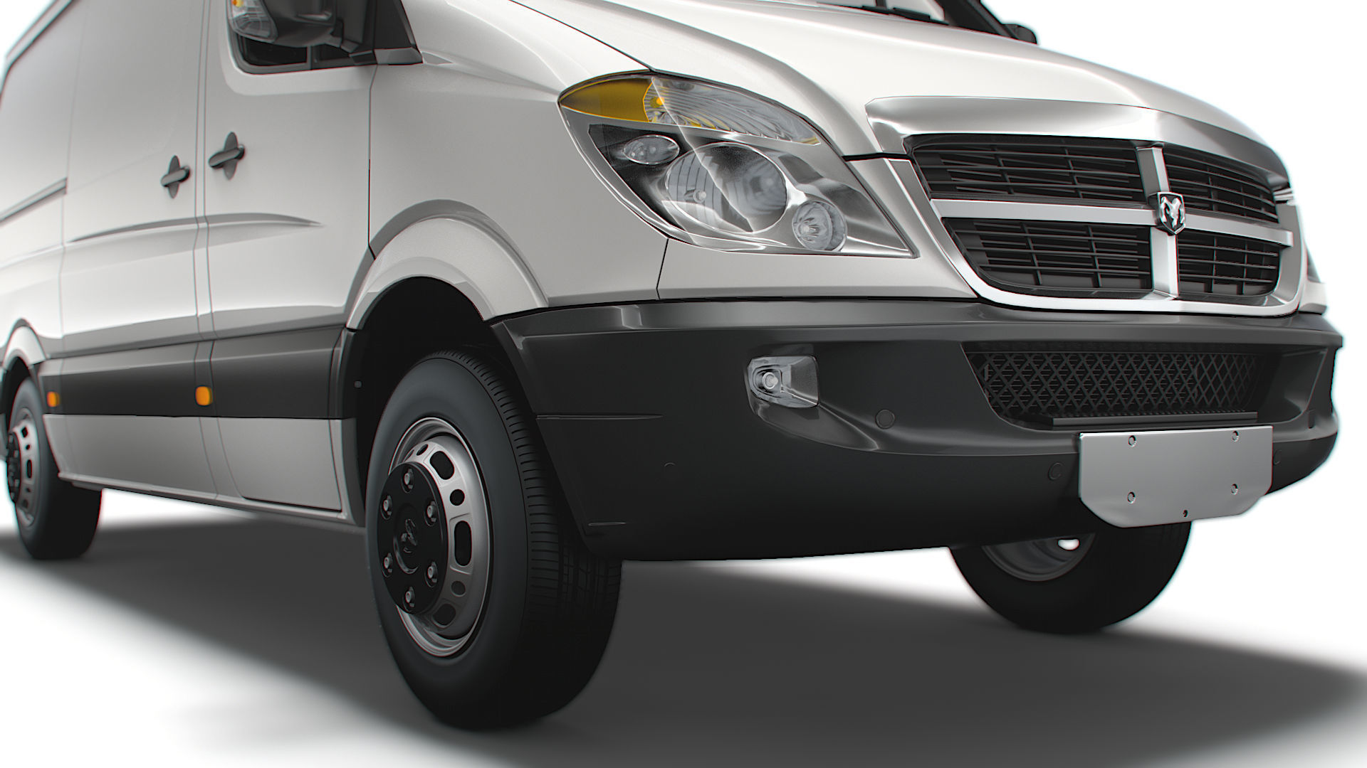 Dodge Sprinter L2H1 2009 3D model_5