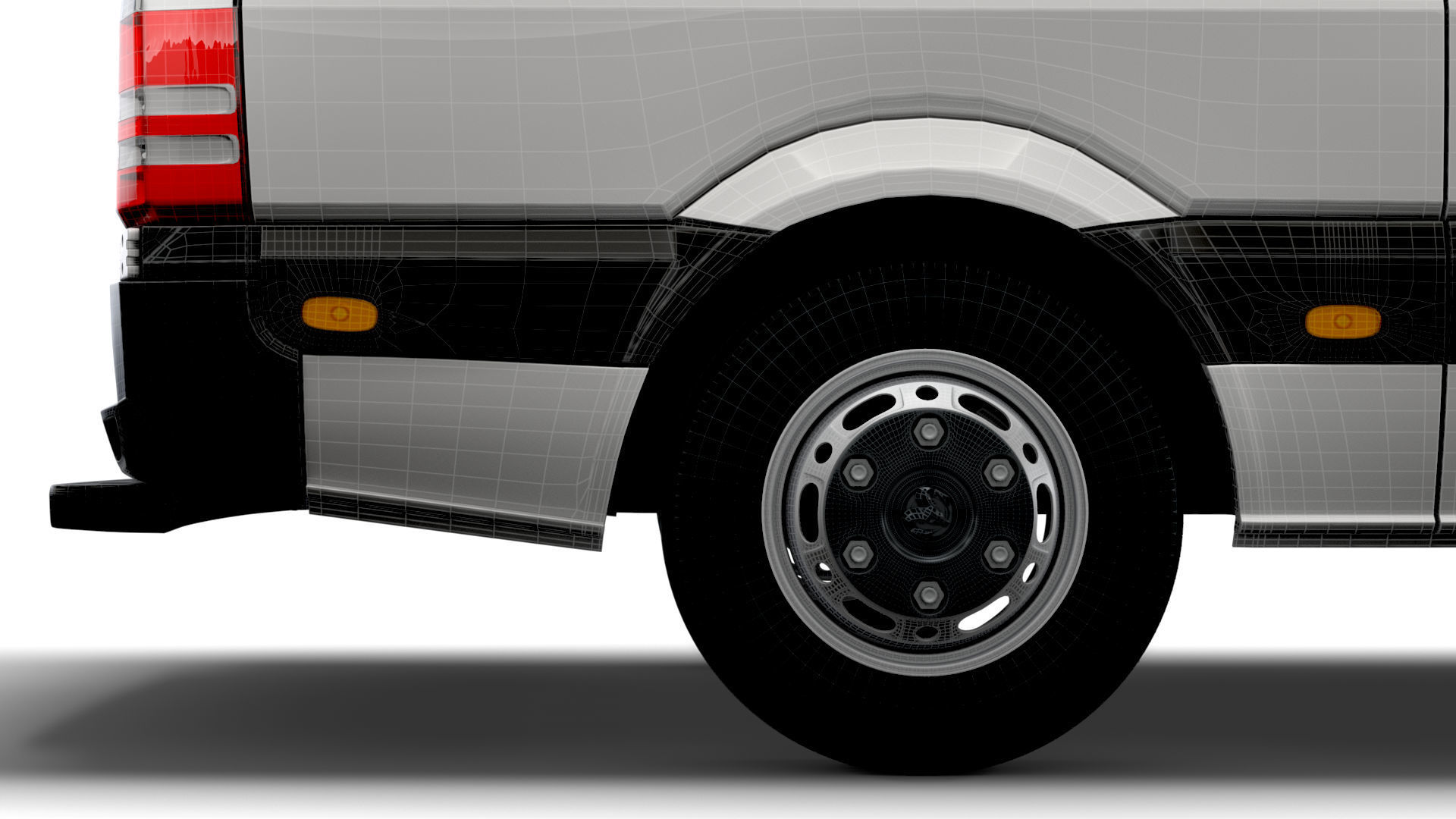 Dodge Sprinter L2H1 2009 3D model_21