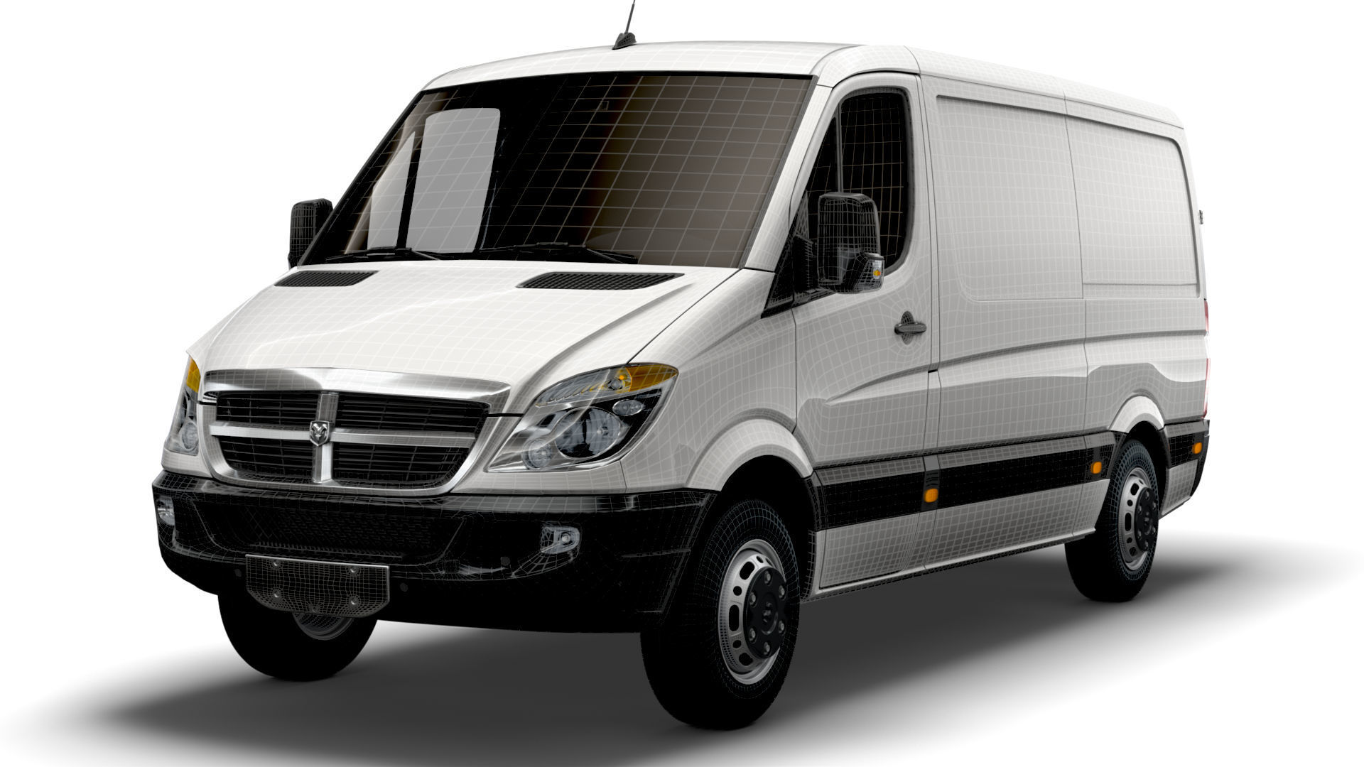 Dodge Sprinter L2H1 2009 3D model_20