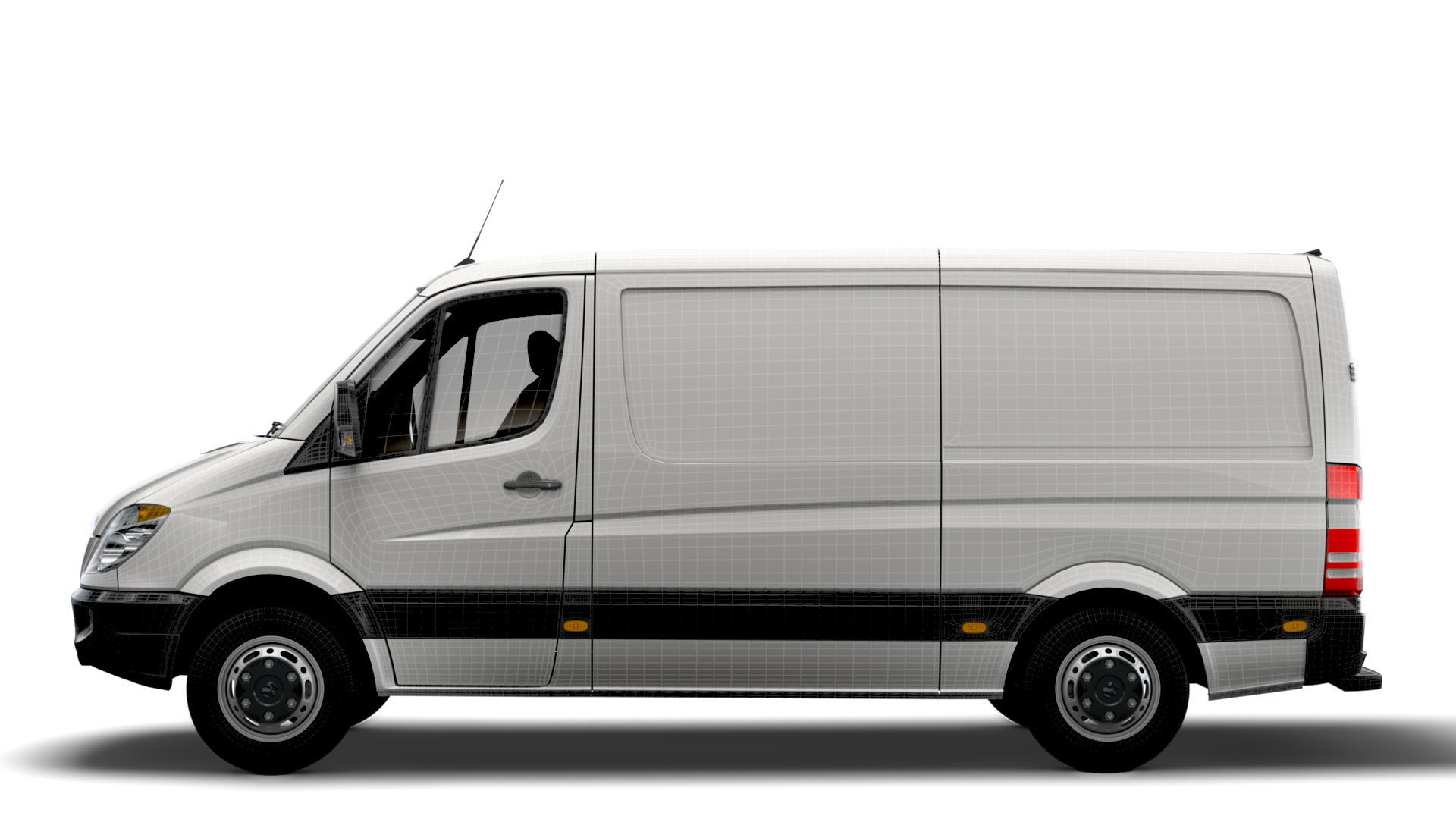 Dodge Sprinter L2H1 2009 3D model_16