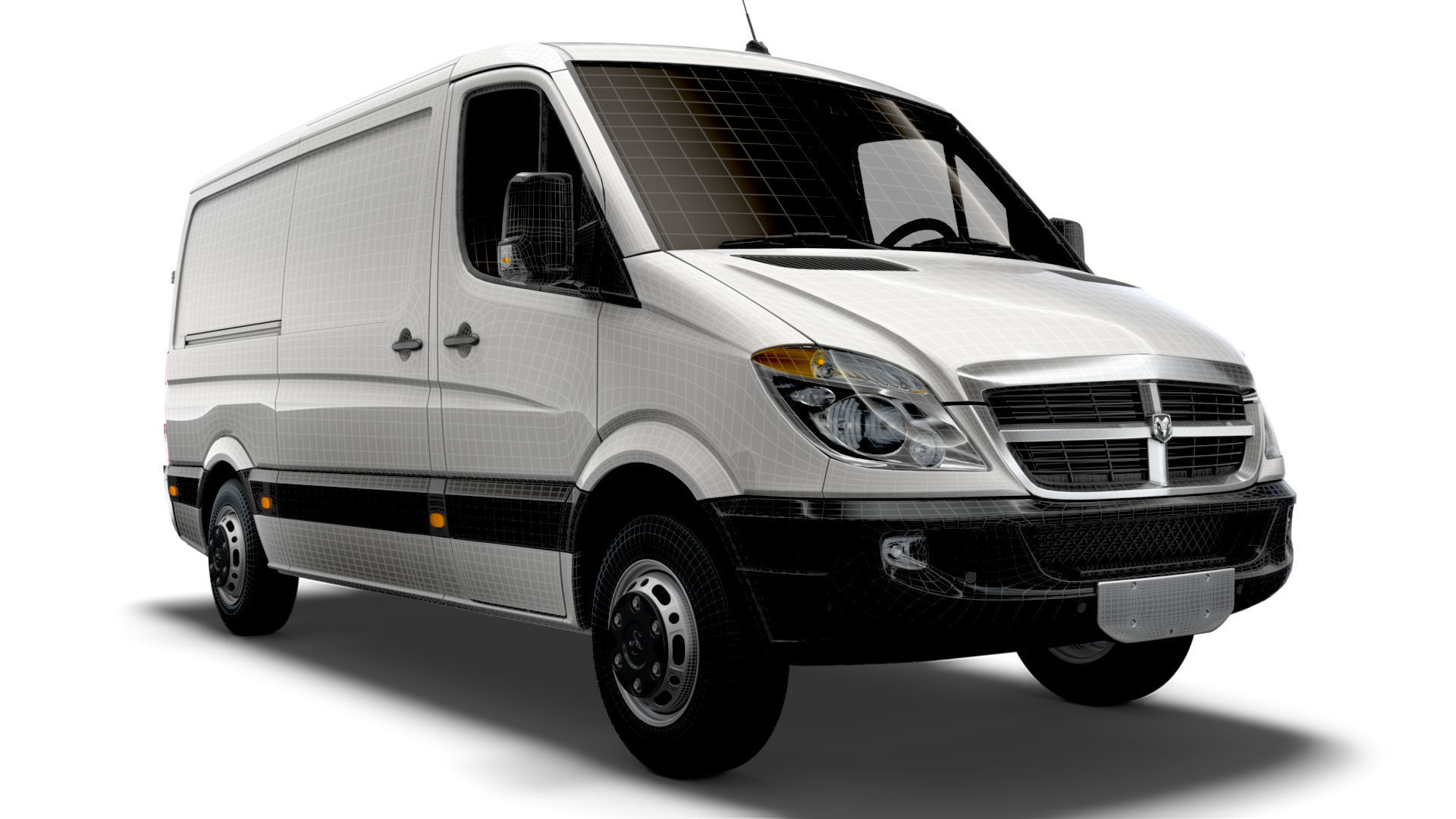 Dodge Sprinter L2H1 2009 3D model_12