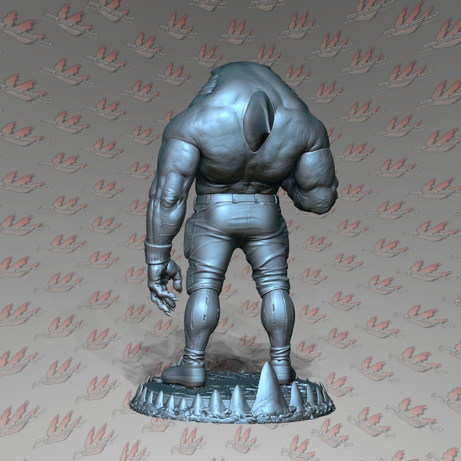 Big Slammu 1-24 scale Street Sharks 3D print model_3