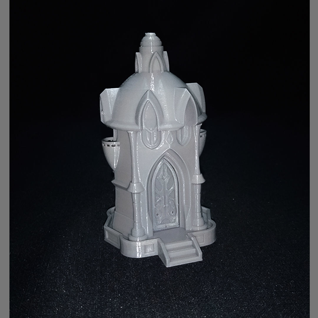 Fantasy Building FB002 3D print model_4