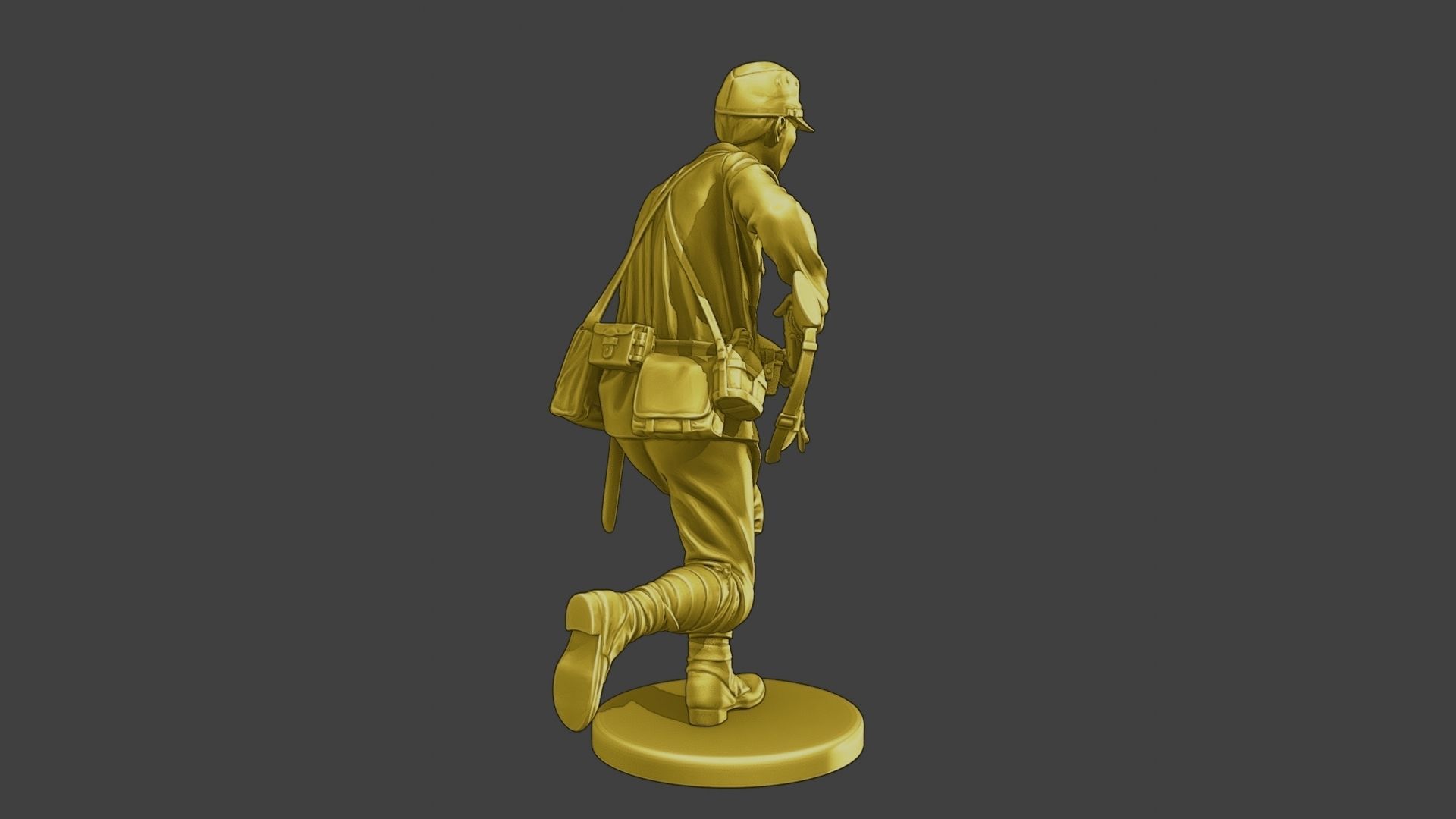 Japanese soldier ww2 Attack3 J2 3D print model_7