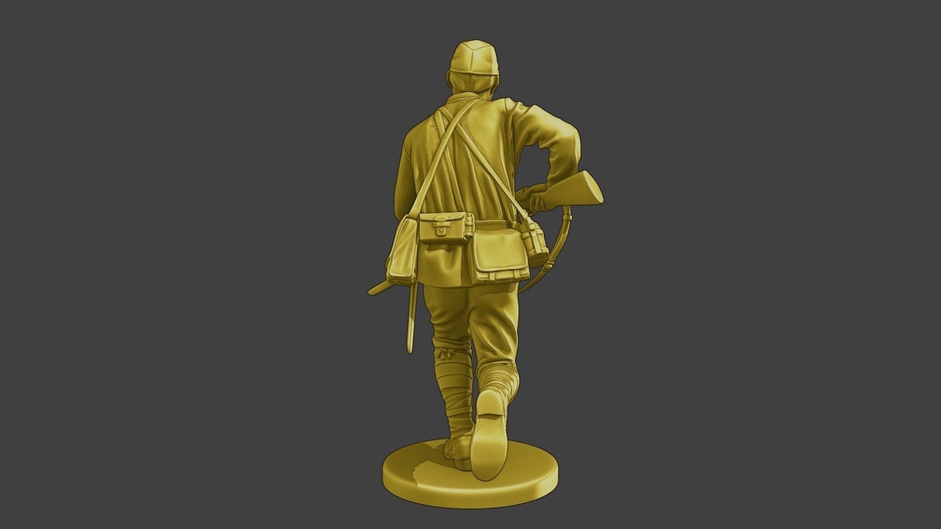 Japanese soldier ww2 Attack3 J2 3D print model_6