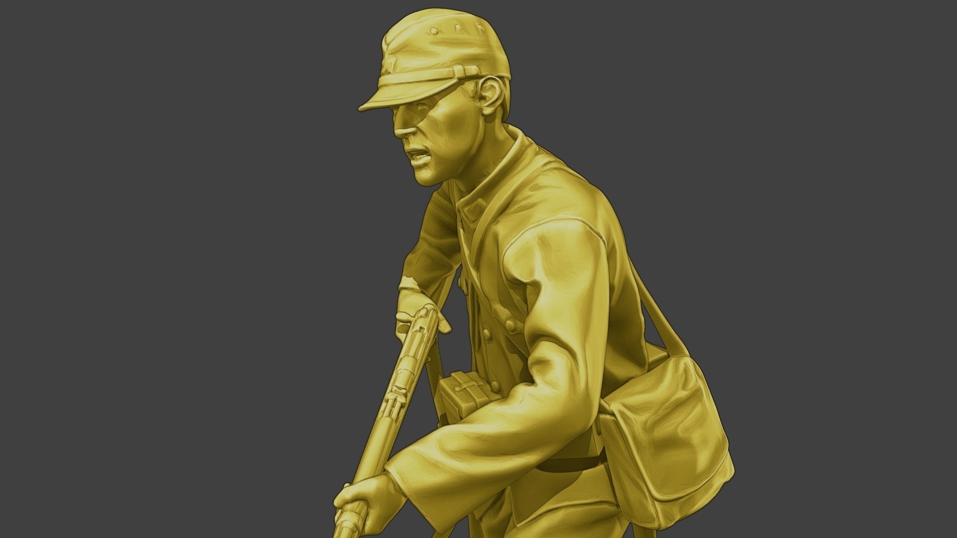 Japanese soldier ww2 Attack3 J2 3D print model_18