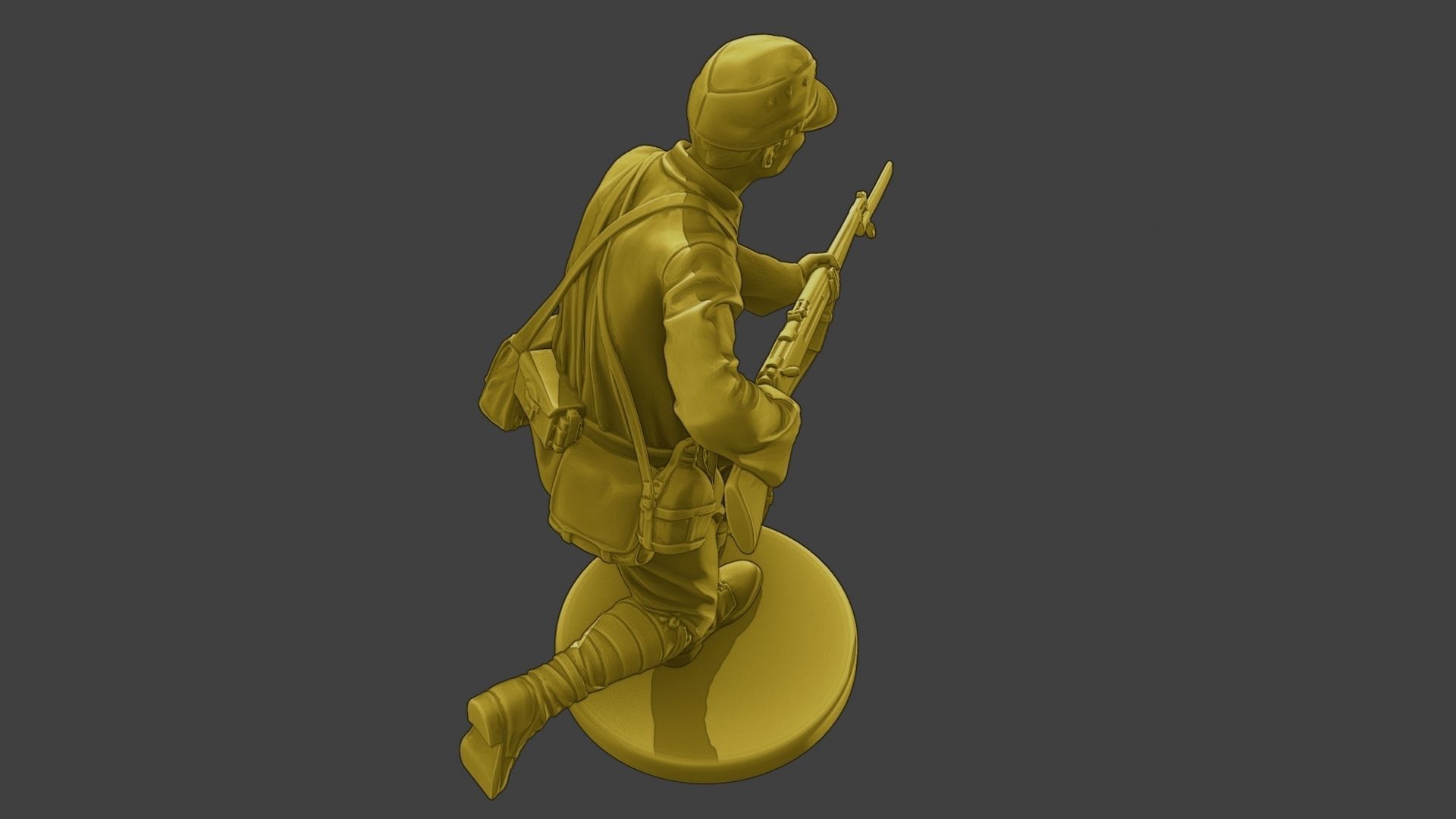 Japanese soldier ww2 Attack3 J2 3D print model_22