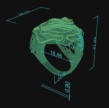 Ultra Vision Ring 741 3D print model_8