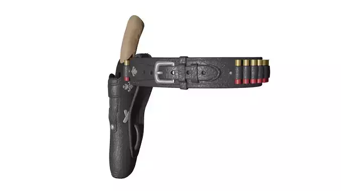 One12Scale Sawed-off Shotgun Holster and Belt