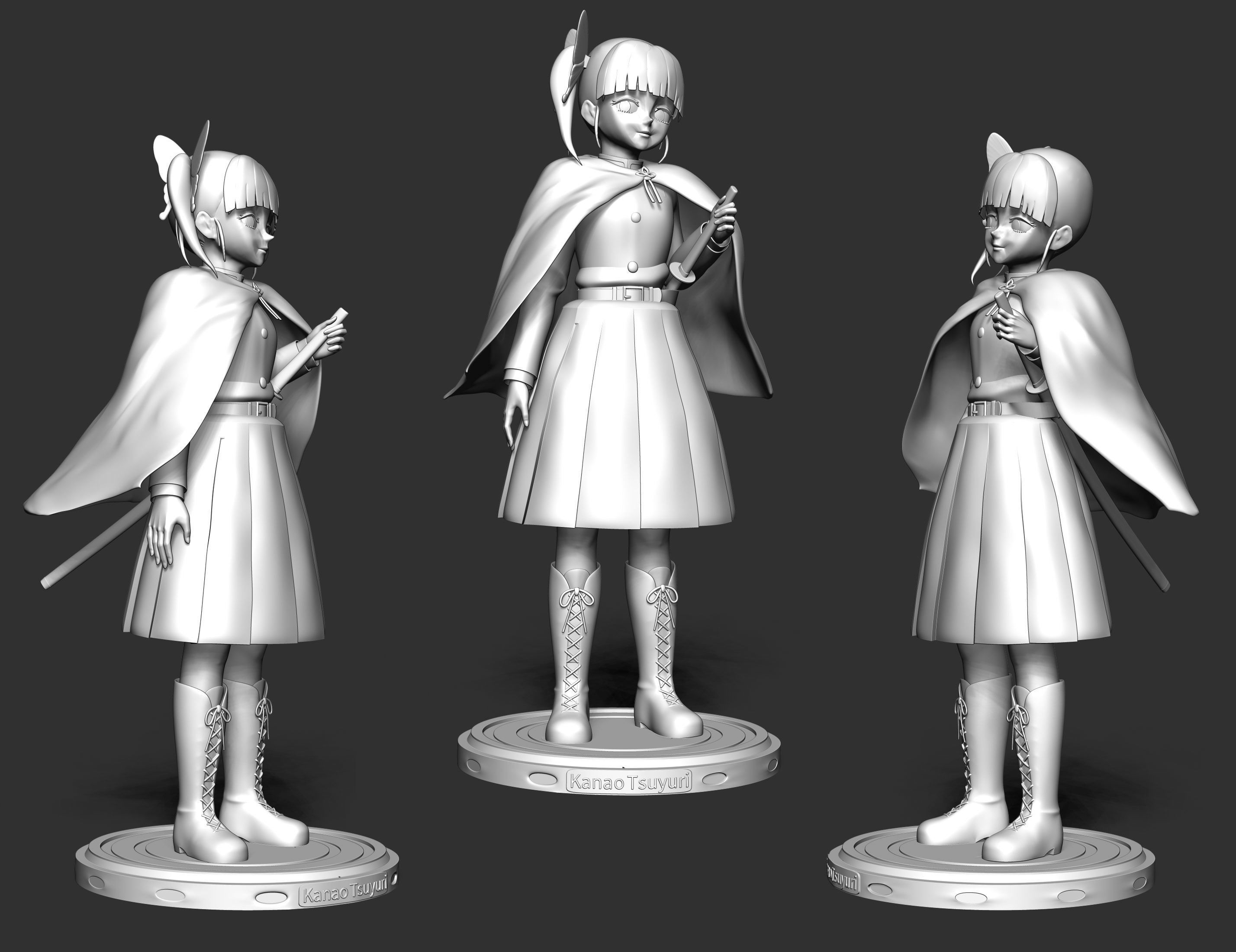 Kanao Tsuyuri - Demon Slayer 3D print model_5