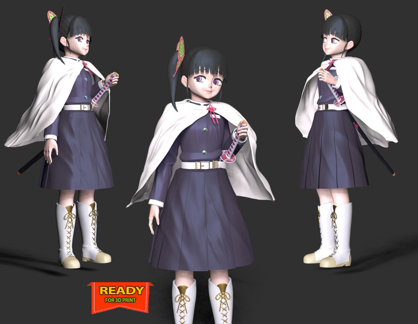 Kanao Tsuyuri - Demon Slayer 3D print model_1