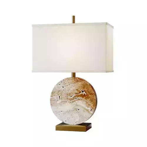 Table lamp Lua Grande Table Lamp beige marble