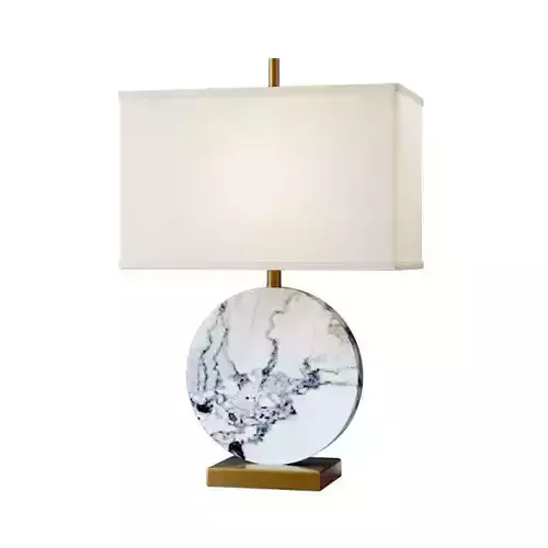 Table lamp Lua Grande Table Lamp gray marble 3D model