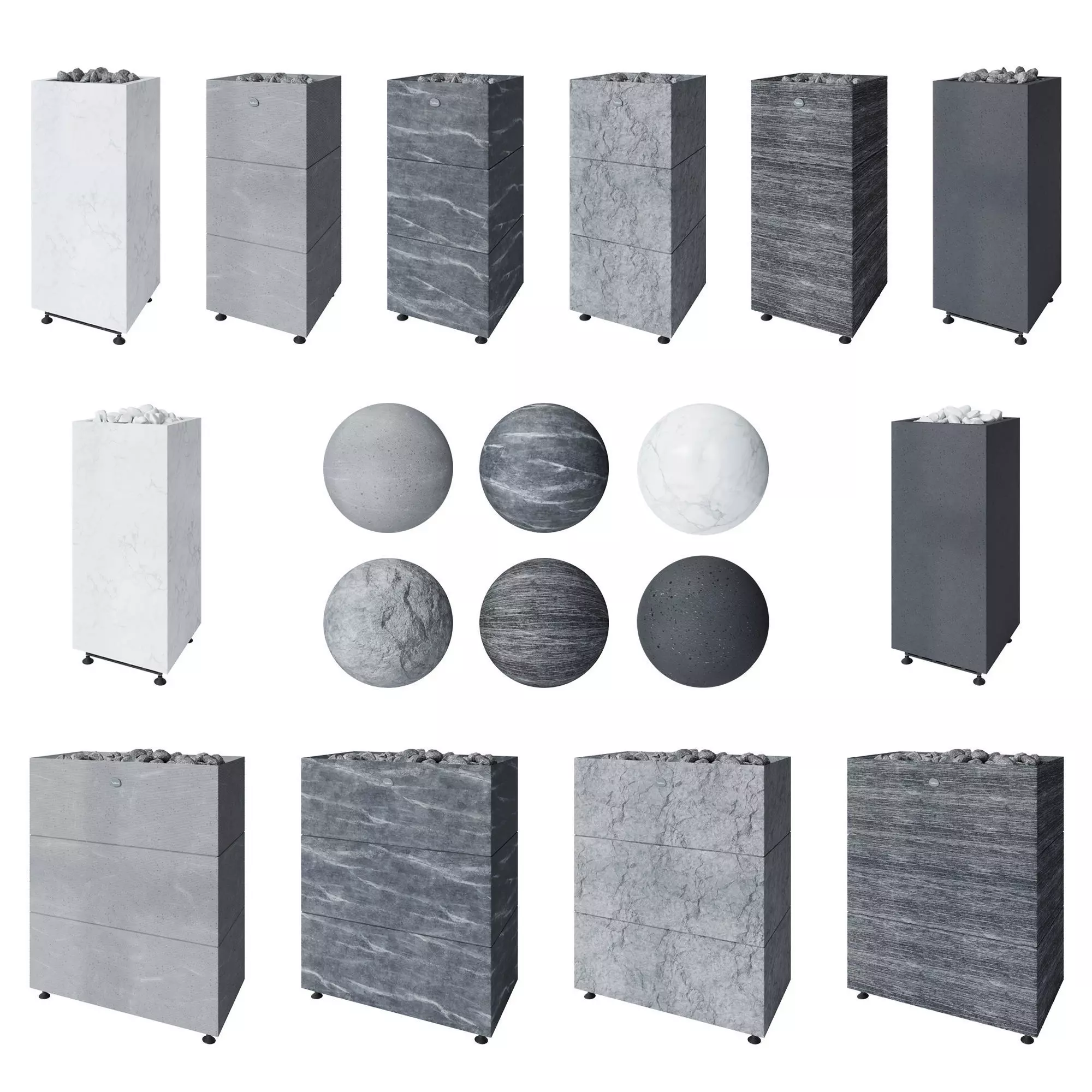 Electric Heaters Tulikivi Collection Vol2 3D model_0