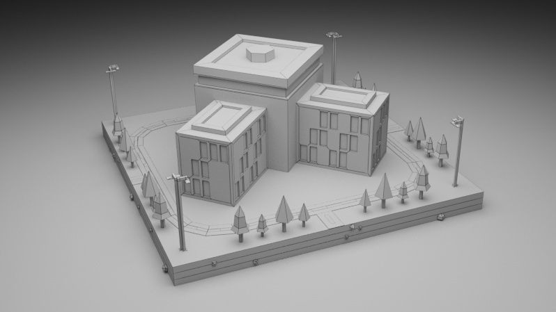 collection commercial building lowpoly 01 _7
