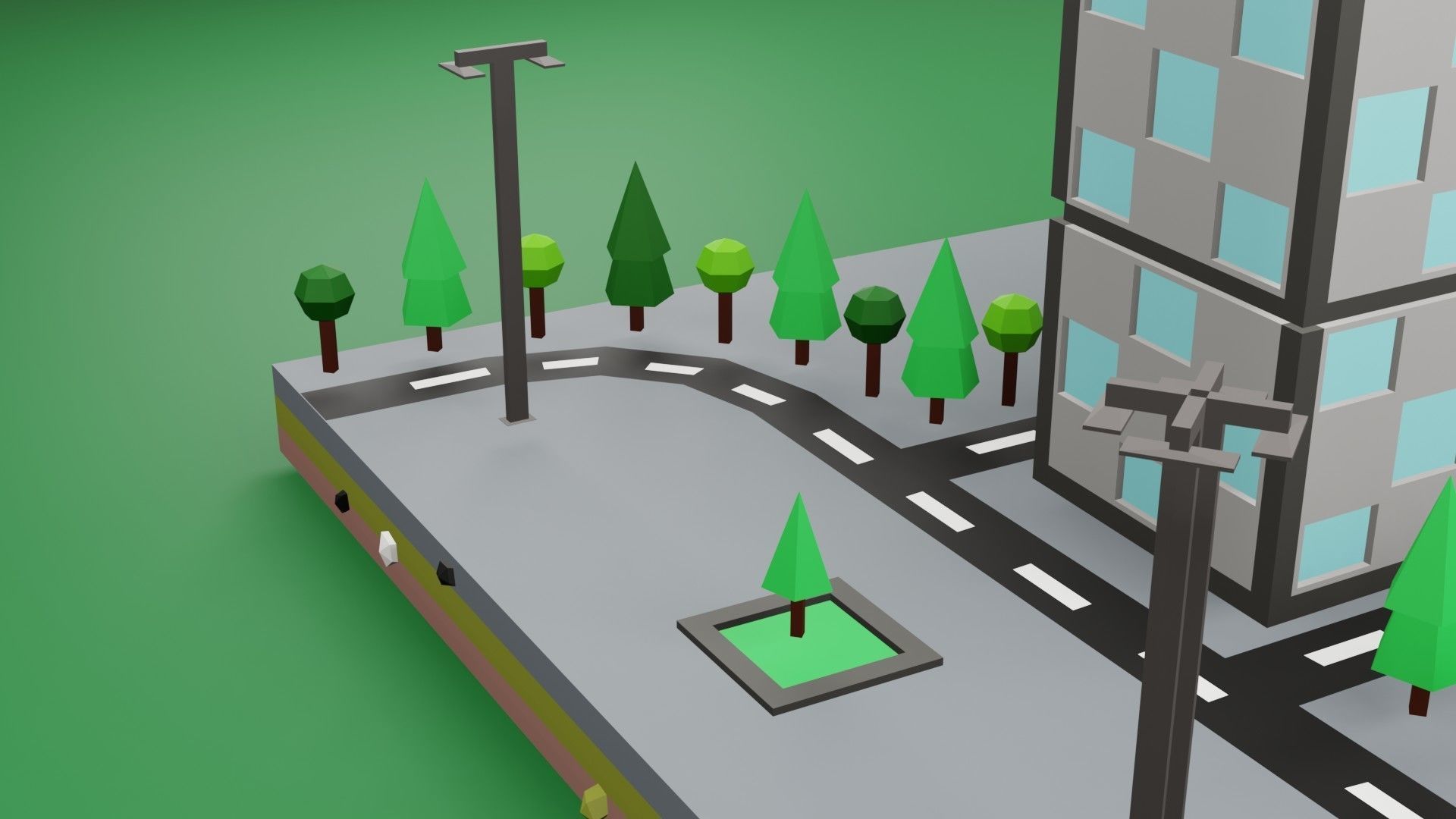 collection commercial building lowpoly 01 _20