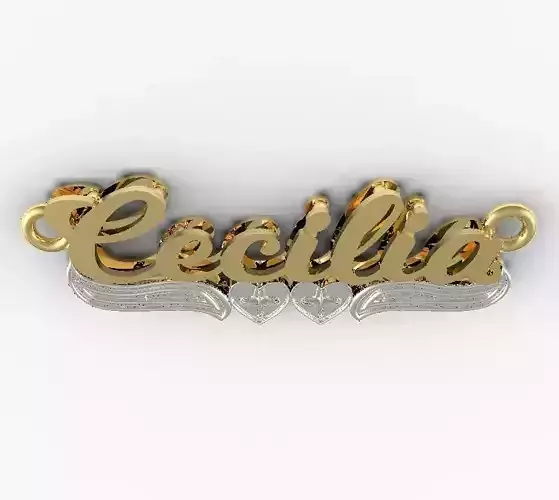 cecilia name plate