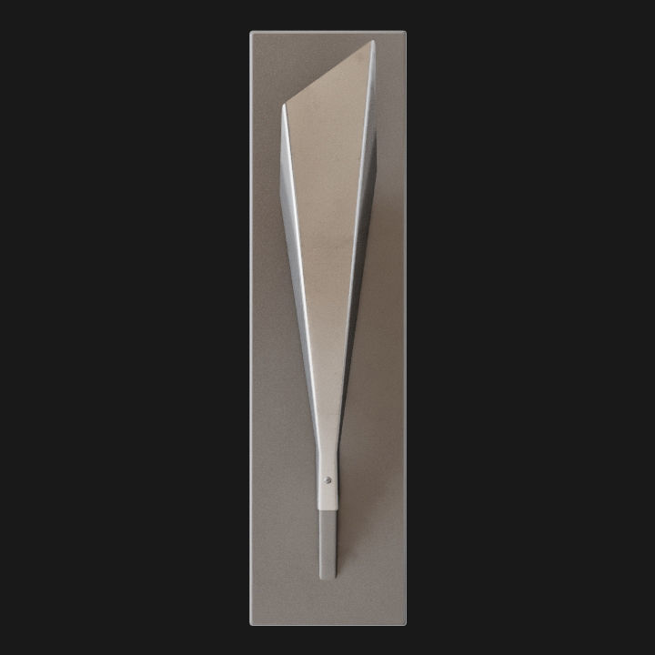 Quill LED Wall Sconce 3D model_1