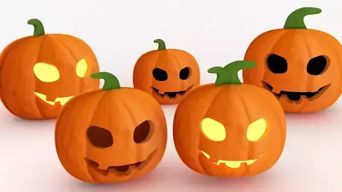 halloween pumpkin 3D model 3D model