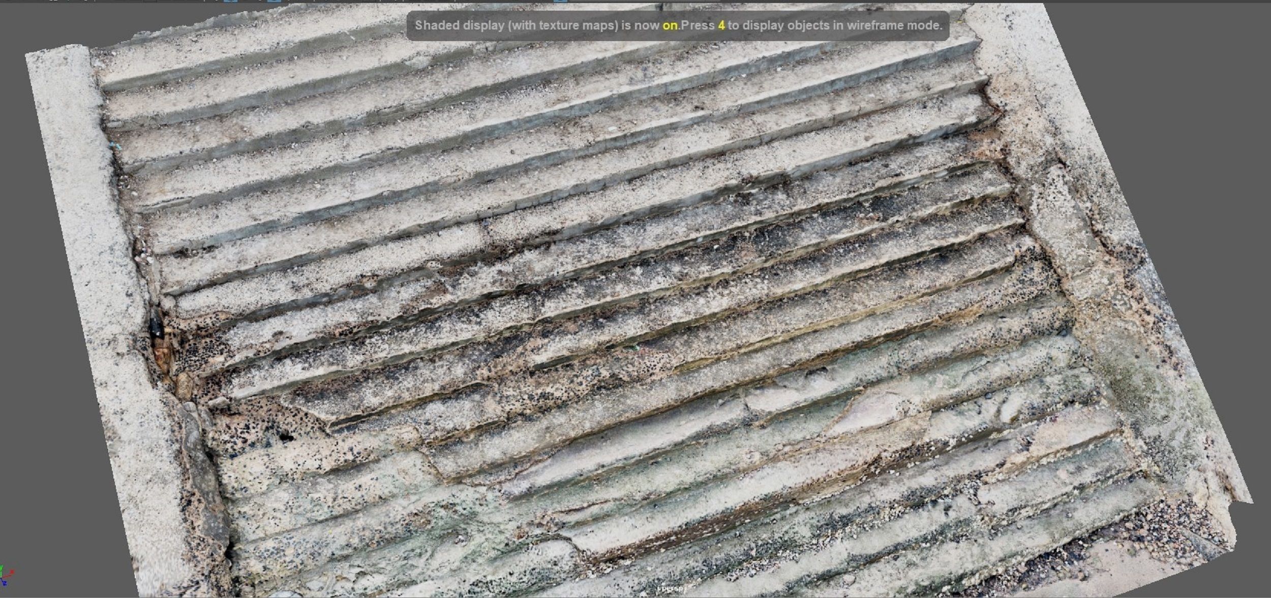 Ancient Stairs at Natural place 3D model_4