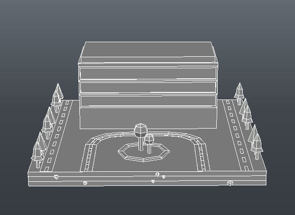 collection commercial building lowpoly 02 _13
