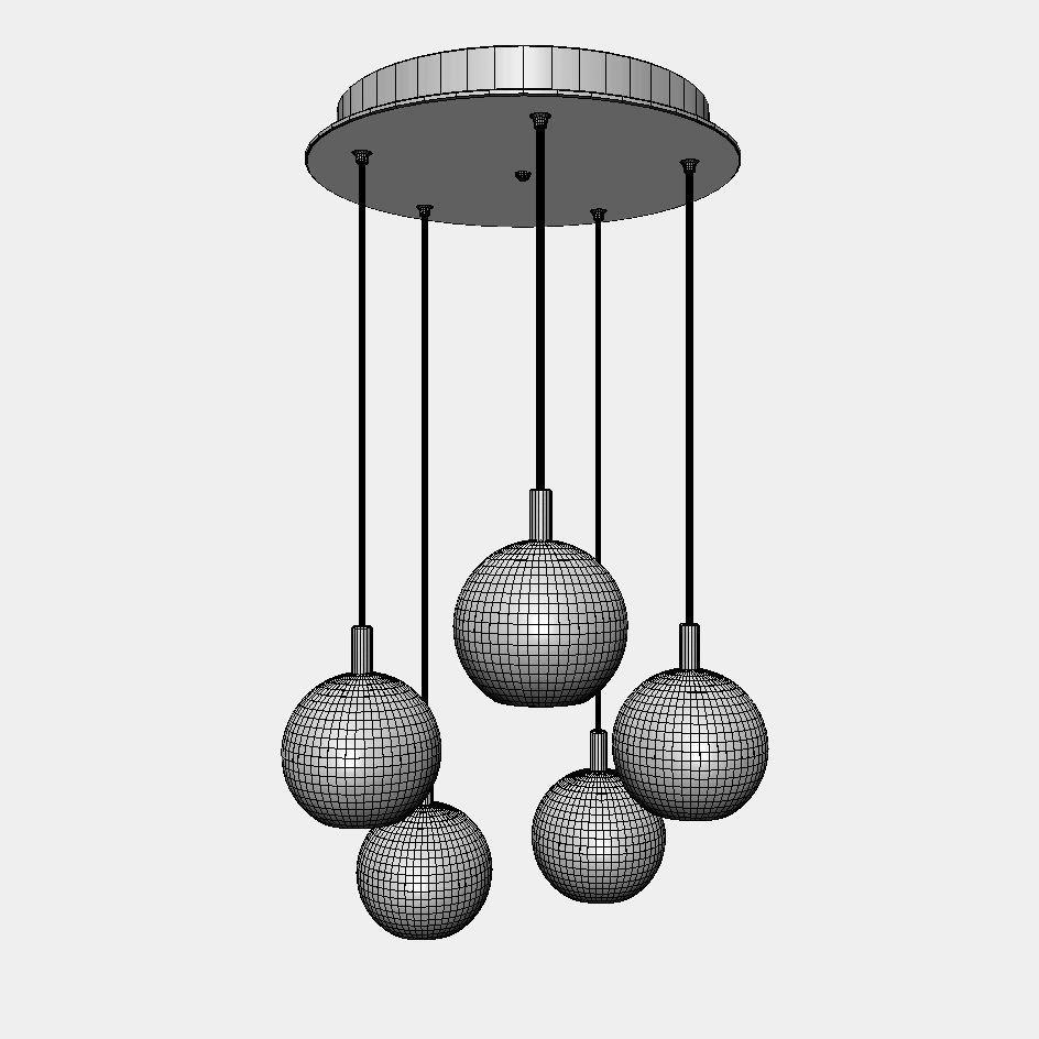 Patruno and Swank Light set 12 lamps 3D model_22