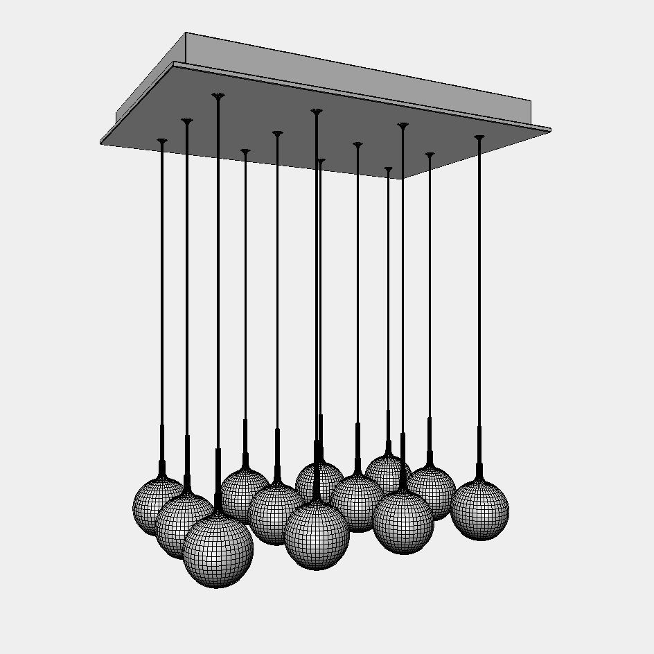 Patruno and Swank Light set 12 lamps 3D model_15