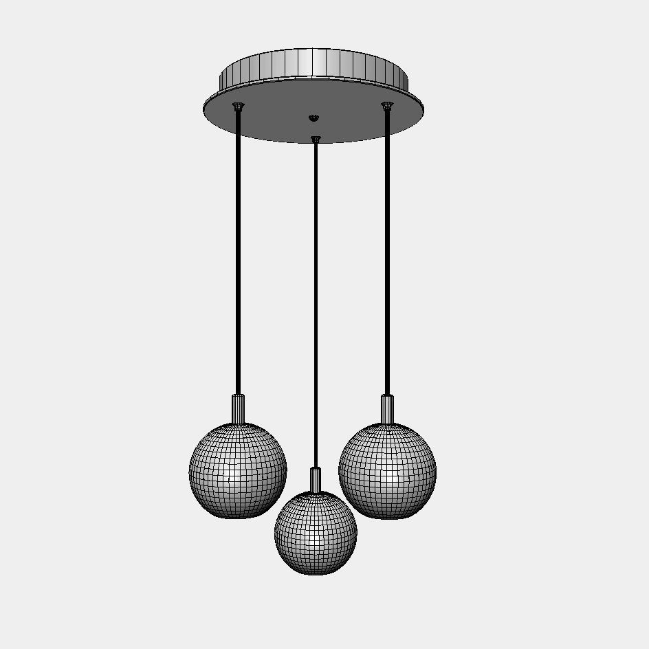 Patruno and Swank Light set 12 lamps 3D model_19