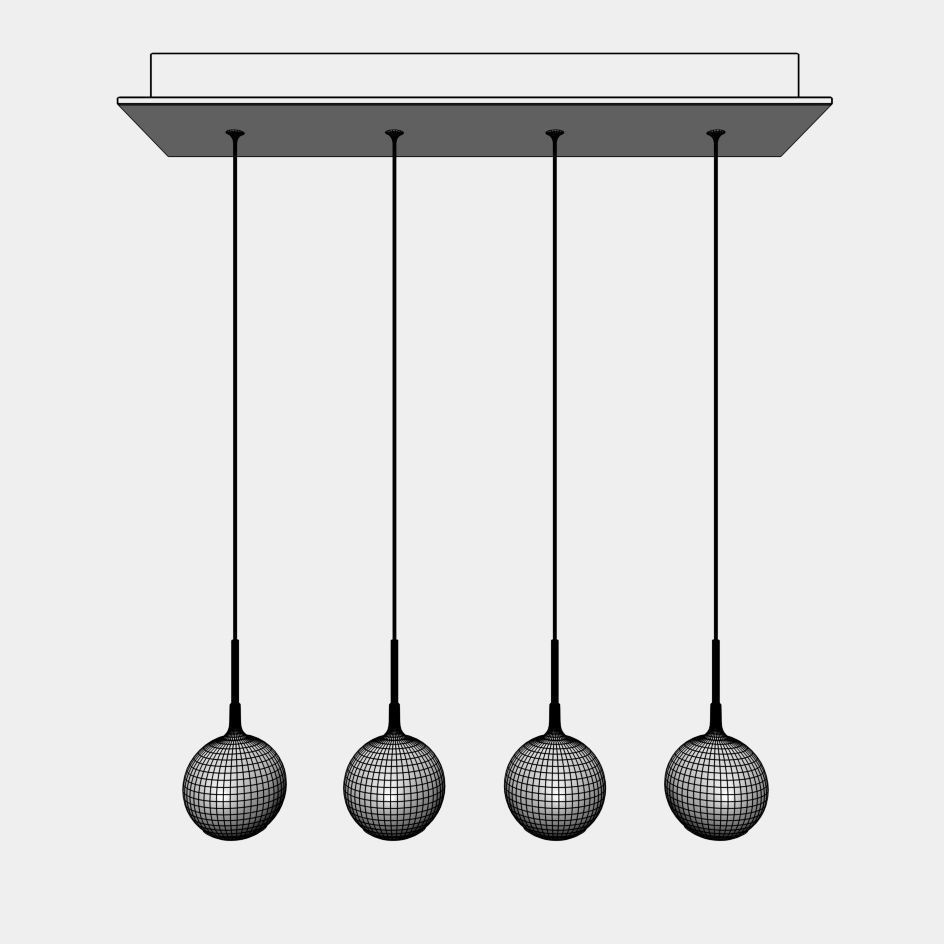 Patruno and Swank Light set 12 lamps 3D model_4