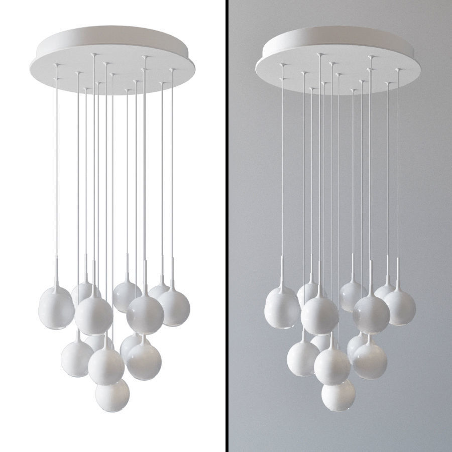 Patruno and Swank Light set 12 lamps 3D model_10